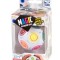 Minge antistres Fidget Rainbow Magic Ball, joc tip cub rubic, alb, Magic Puzzle