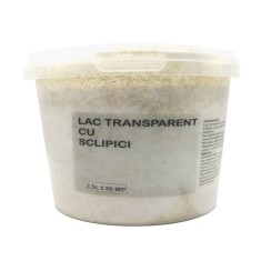 Lac Transparent Cu Sclipici Auriu 2.5 Litri