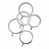 Inele de metal pentru penis - ElectraStim Solid Metal Cock Ring Set 5 mărimi