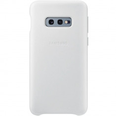 Husa Cover Leather Samsung pentru Samsung Galaxy S10e Alb