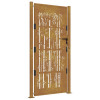 Poarta pentru gradina, 105x205 cm, otel corten, model bambus GartenMobel Dekor, vidaXL