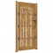Poarta pentru gradina, 105x205 cm, otel corten, model bambus GartenMobel Dekor