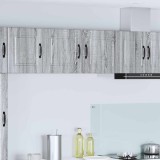 VidaXL Dulap de bucătărie cu raft 2 pcs Gri Sonoma 40 x 31 x 40 cm 885238