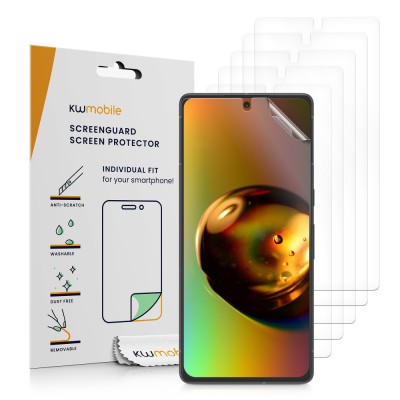 Set 6 folii de protectie Kwmobile pentru Google Pixel 7, Fata, Polimer, 59353.1 foto