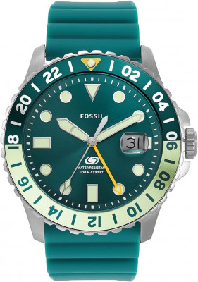 Ceas Barbati, Fossil, Blue Gmt FS5992 - Marime universala foto