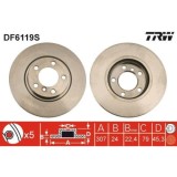 Set discuri frana Mini Mini Countryman (R60), Mini Paceman (R61), Cooper S, Cooper S ALL4, John Cooper Works ALL4, punte fata, 307x24, ventilat, TRW