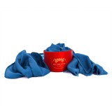 Cumpara ieftin Fular Unisex L&acirc;nă Fină Bellini, Albastru, 40x190cm, Made in Italy, Cusătură Manuală - Fular Bărbați Damă L&acirc;nă Merinos