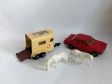 bnk jc Matchbox TP-111 Ford Cortina &amp; Pony Trailer (1984)