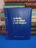 Ing. V. CIOLAC - METODE DE ANALIZA TOXICOLOGICA ( CATALOG ) , UZ INTERN , 1981