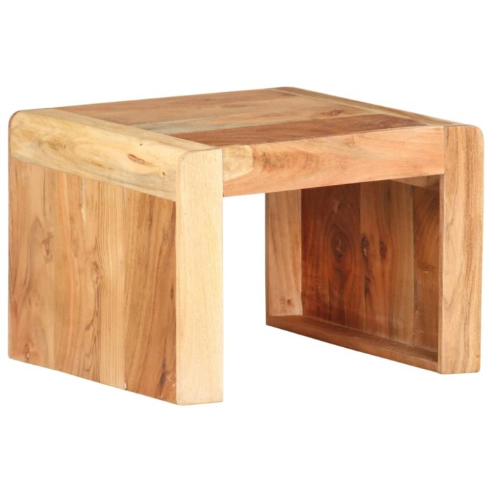 Masa laterala, 43x40x30 cm, lemn masiv de acacia