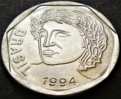 Moneda 25 CENTAVOS - BRAZILIA, anul 1994 * cod 3025 = excelenta foto