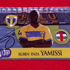 Foto cu autograf original - fotbalistul ENZA YAMISSI (PETROLUL Ploiesti)