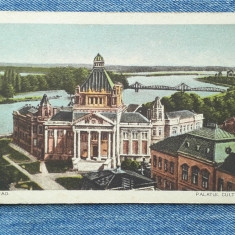 704. Arad - Palatul cultural / carte postala interbelica