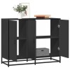 VidaXL Servantă, negru, 94x35x76 cm, lemn prelucrat