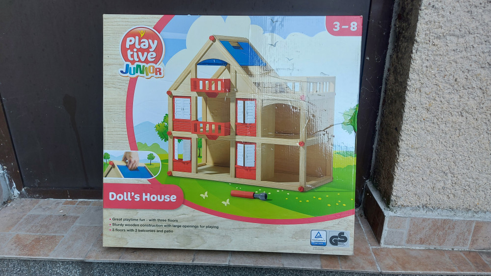 Căsuța lemn păpuși Playtive Lidl copii, Plastic, Incolor | Okazii.ro