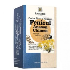 Ceai Bio Fenicul-Anason-Chimen, 18 plicuri, Sonnentor foto