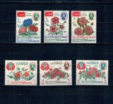 Yemen Nord 1965 - Flori, flora, serie neuzata