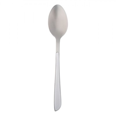 Lingură Mare, Inox, M&amp;acirc;ner Alb, 20 cm foto