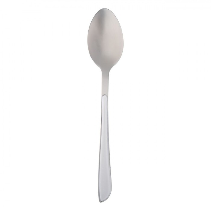 Lingură Mare, Inox, M&acirc;ner Alb, 20 cm
