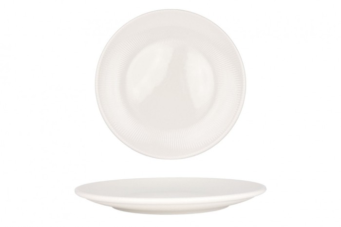 Bonna Farfurie pentru Desert - Iris White - Por&Aring;&pound;elan - 23 cm - set de 6