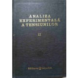 ANALIZA EXPERIMENTALA A TENSIUNILOR VOL.2-P.S. THEOCARIS, M. BUGA, C. BURADA, M. BALTANOIUA SI COLAB.-237739