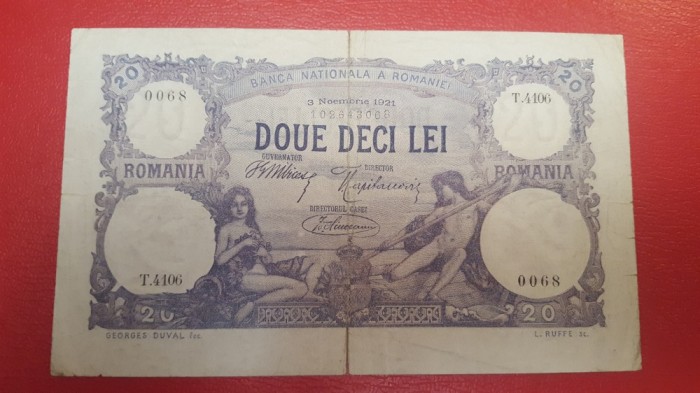 DoueDeci 20lei 1921