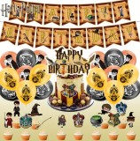 Set de Baloane pentru Petrecere, tematica harry potter , Banner HAPPY BIRTHDAY