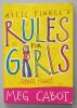 ALLIE FINKLE &#039;S RULES FOR GIRLS , STAGE FRIGHT by MEG CABOT , 2009