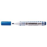 Marker pentru tabla Stabilo Plan 64, varf rotund, 2. 5-3. 5mm, albastru