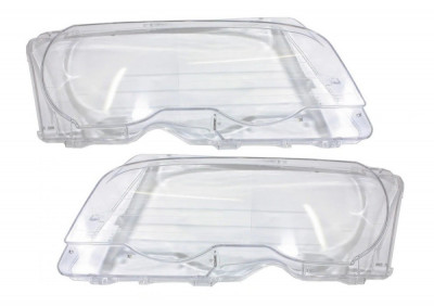 Set 2 sticle faruri pentru BMW Seria 3 E46 Coupe / Cabrio Non Facelift (1998 - 2003) - HB010 foto