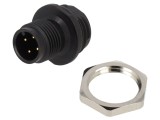 Conector M12 tată drept IP67
