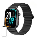 Cumpara ieftin Ceas Smartwatch 1.83" HD, Apel Bluetooth 5.3, Monitorizare Puls, Oxigen, Somn, Pasi, Notificari, Fitness, Sport, USB Magnetic, Negru
