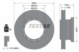 Disc frana Irisbus Eurorider; Iveco Eurotrakker, S-Way, Stralis I, Stralis II, T-Way, X-Way Motor AD 190S40, AD 190S43, AD 190S45, AD 260S30 CNG, AD