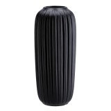 Vaza flori ceramica neagra 16 x 38 cm