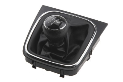 Maner schimbator viteze cu rama si manson Vw Golf 5 2003-, Golf 6 2008-, Golf Plus 2005-, Jetta 2006-, 5 Viteze, NTY GZB-VW-010 foto