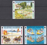 Jersey 1993 - Vederi din Jersey, 3 Serii, in blocuri, Set complet, MNH, Nestampilat
