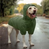 Pelerina de ploaie cu gluga pentru caini Navaris, impermeabila, XL, verde, NAV000039UR008C