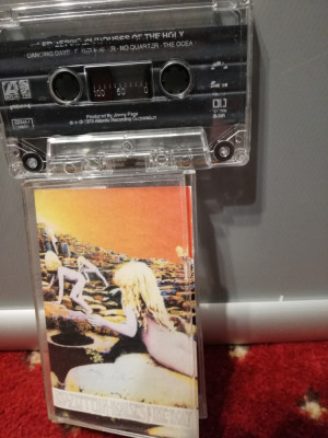 caseta audio originala LED ZEPPELIN - HOUSES... (1973/Atlantic/RFG) - stare: NM foto