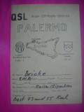 HOPCT 15161 PALERMO - GERMANIA--CARTE POSTALA RADIO AMATOR / RADIOAMATORI -CIRCULATA