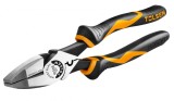 Cleste Taiere Laterala cu Levier Tolsen GRIPro, 240mm, Industrial, pentru Suruburi, Cuie, Fire, Banda Plana si Conectoare