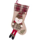 Cizma decorativa pentru cadouri Strend Pro XmJ015, Mos Craciun, 50 cm