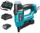 Cumpara ieftin Capsator electric profesional 2 in 1 cu acumulator, SAS + All, 18V 2Ah, geanta textila transport, Dedra DED7012