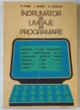 INDRUMATOR DE LIMBAJE DE PROGRAMARE de M. JITARU ...ST. NICULESCU , 1978