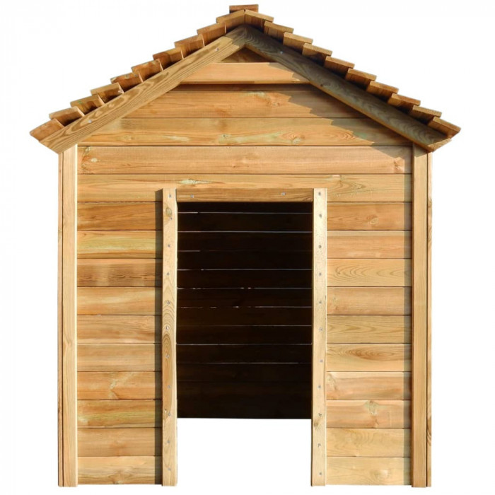 Casa de joaca in aer liber, 123 x 120 x 146 cm, lemn de pin