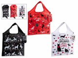 Cumpara ieftin Set 3 sacose cumparaturi poliester multicolor Animals cm 37 x 54 H, 12 L