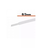 Tub termocontractibil alb 6mm/ 3mm 0.5m