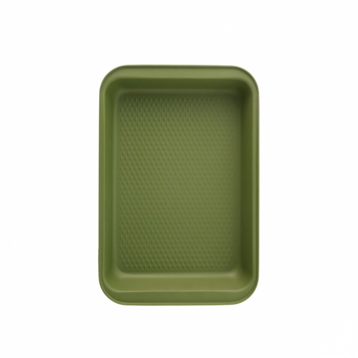 Tava de copt dreptunghiulara ZASS Gourmet, ZG-BW 04, Verde - NOU