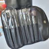Set Pensule Machiaj MAKE-UP FOR YOU, Negru + Borseta, Trusa Profesionala Calatorie