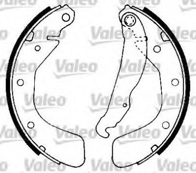 Set saboti frana OPEL ASTRA F Hatchback (53, 54, 58, 59) (1991 - 1998) VALEO 562078 foto