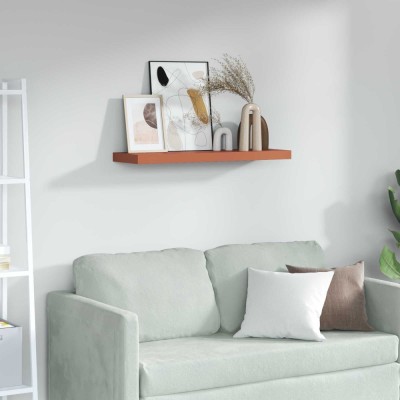 vidaXL Raft de perete Pe perete Roșu 80 x 23,5 x 4 cm Lemn compozit 42019929 foto